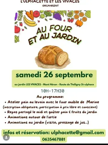 Au four et au jardin