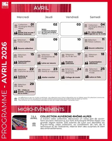 Avril à la Micro-Folie !