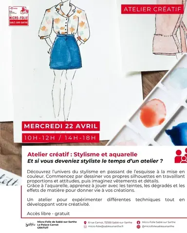 Atelier créatif : stylisme et aquarelle