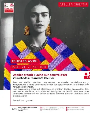 Atelier créatif : Laine sur oeuvre