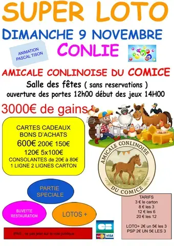Loto du Comice agricole de Conlie