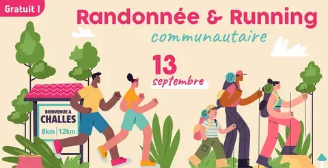 Randonnée communautaire à Challes circuit marcheurs 8 km