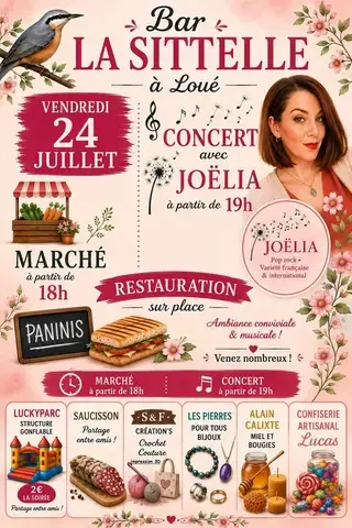 Concert avec Joëlia