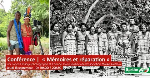 Conférence "mémoire et réparation" par Jonas Missaye