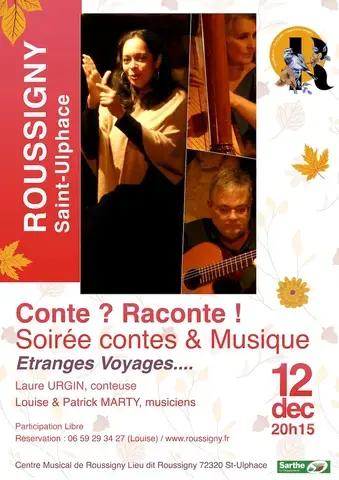 Soirée Contes et Musique "Conte? Raconte!"