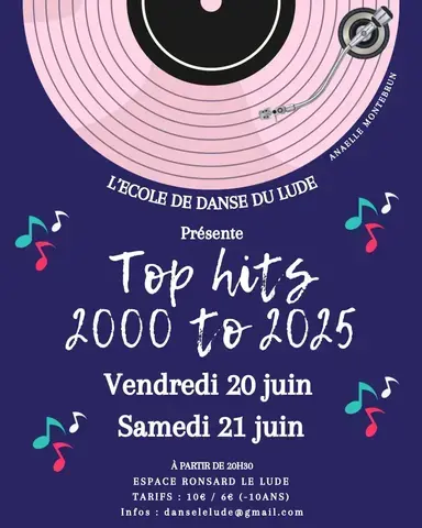 Spaectacle de danse : Top Hits 2000 to 2025