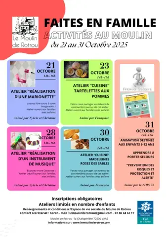 Faites en famille !! Au moulin de Rotrou