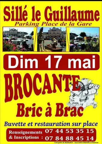 Brocante à Sillé-le-Guillaume