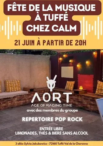 Fête de la Musique à Tuffé Val de la Cheronne, chez CALM