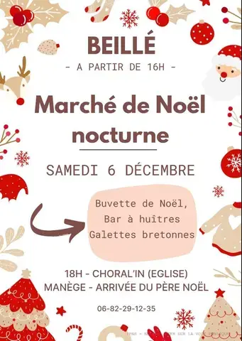 Marché de Noël nocturne