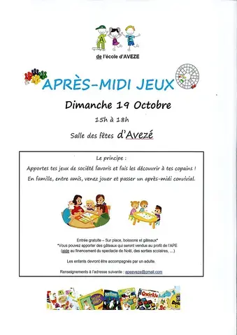Après midi Jeux