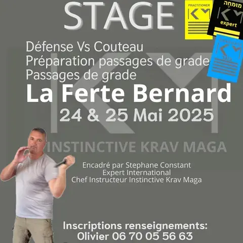 Stage et passage de grade Instinctive Krav Maga
