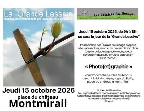 La Grande lessive "Photo (et) graphie"