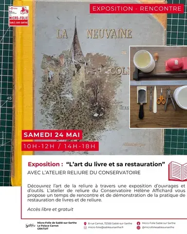Exposition : "L'art du livre et sa restauration"