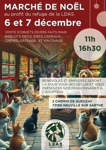 Marché de Noël - Refuge LDAS