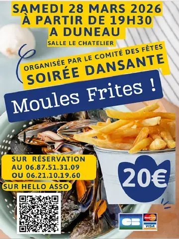 Soirée dansante - moules frites