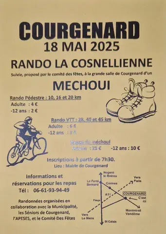 Randonnée VTT et pédestres " La Cosnélienne"