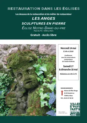 RESTAURATION ET MINI-VISITES GUIDÉES ÉGLISE NOTRE-DAME-DU-PRÉ