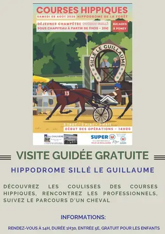 Visite guidée de l'hippodrome de Sillé