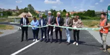 Inauguration du nouveau giratoire de Coulans-sur-Gée