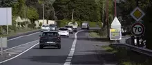 Voie cyclable plus confortable route d'Yvré L'Eveque