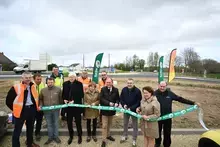 Inauguration du nouveau giratoire à Mulsanne/Laigné-en-Belin