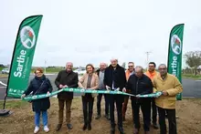 nouveau giratoire à Neuville-sur-Sarthe