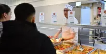 nouveau restaurant scolaire au collège John Kennedy d'Allonnes