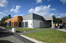 La ruche, nouveau bâtiment dédié à l'enfance. 