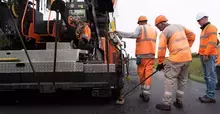 Travaux d’enrobés sur la Rocade du Mans