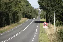 90km/h en Sarthe
