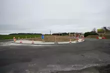 Giratoire Trangé/Chaufour-Notre-Dame