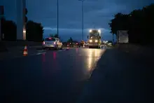 Coulaines : Des travaux de nuit au carrefour giratoire « Les Croisettes »