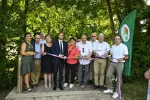 Inauguration d'une voie douce à Torcé-en-Vallée