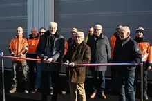 Inauguration d'un nouveau bâtiment technique à Sargé-lès-Le-Mans