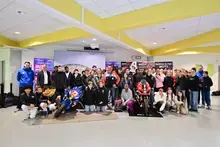 120 collégiens à la rencontre de Damien Saulnier