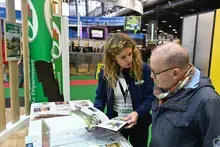 Un agent du Département de la Sarthe au Salon International de l'Agriculture