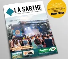 Couverture du magazine du Département de la Sarthe !