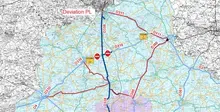 Fresnay-sur-Sarthe : Travaux d’enrobés sur le giratoire (RD338 – RD310)
