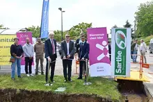 Lancement des travaux du réseau chaleur à Montval-sur-Loir