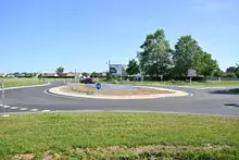 Un nouveau carrefour giratoire à La Suze-sur-Sarthe (RD 23/RD 12/RD79) 