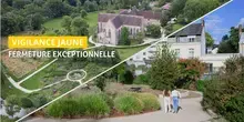 Fermeture exceptionnelle : l’Abbaye Royale de l’Épau, son parc et le parc Victor
Hugo au Mans