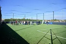 Inauguration d'un terrain de foot à 5 à Beaumont-sur-Sarthe