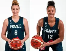 Basket : 2 Sarthoises médaillées olympiques (c) J Bacot FFBB