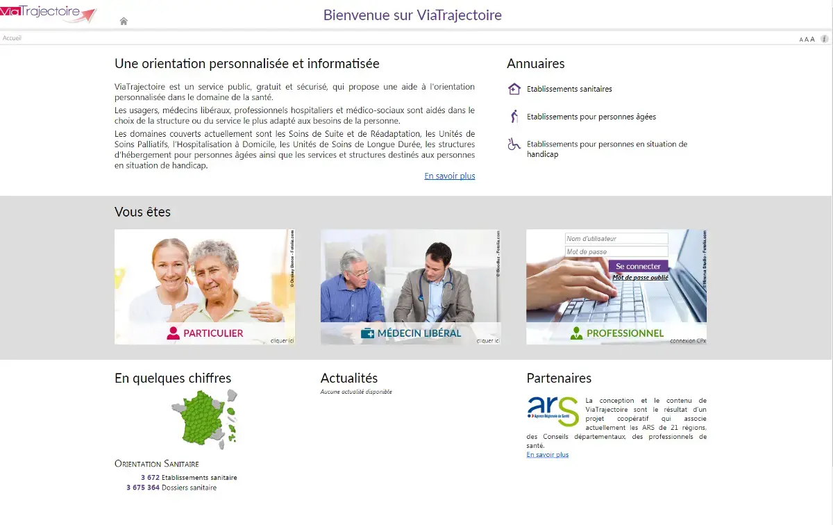 Visuel de présentation ViaTrajectoire