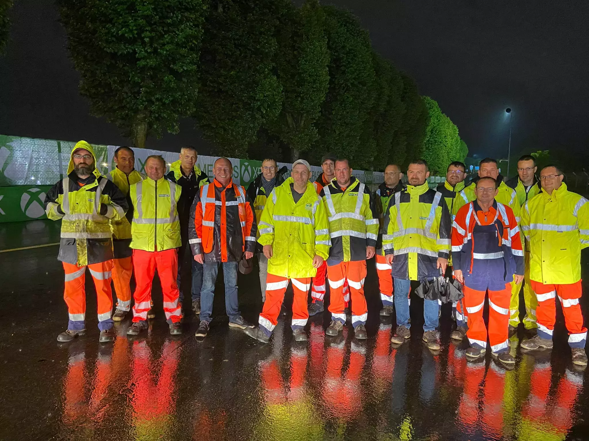 25 agents ont participé au montage du circuit des 24h