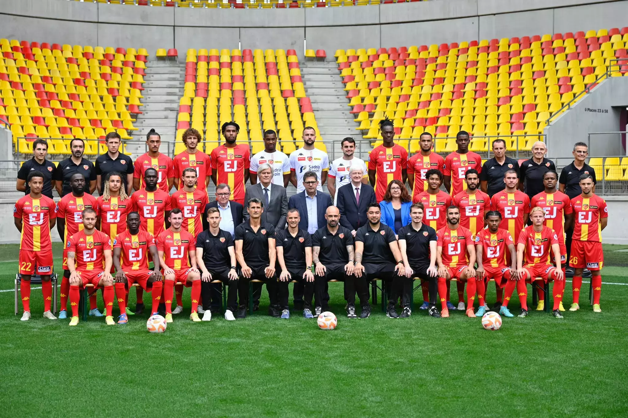 Les joueurs du Mans FC prêts pour une nouvelle saison 