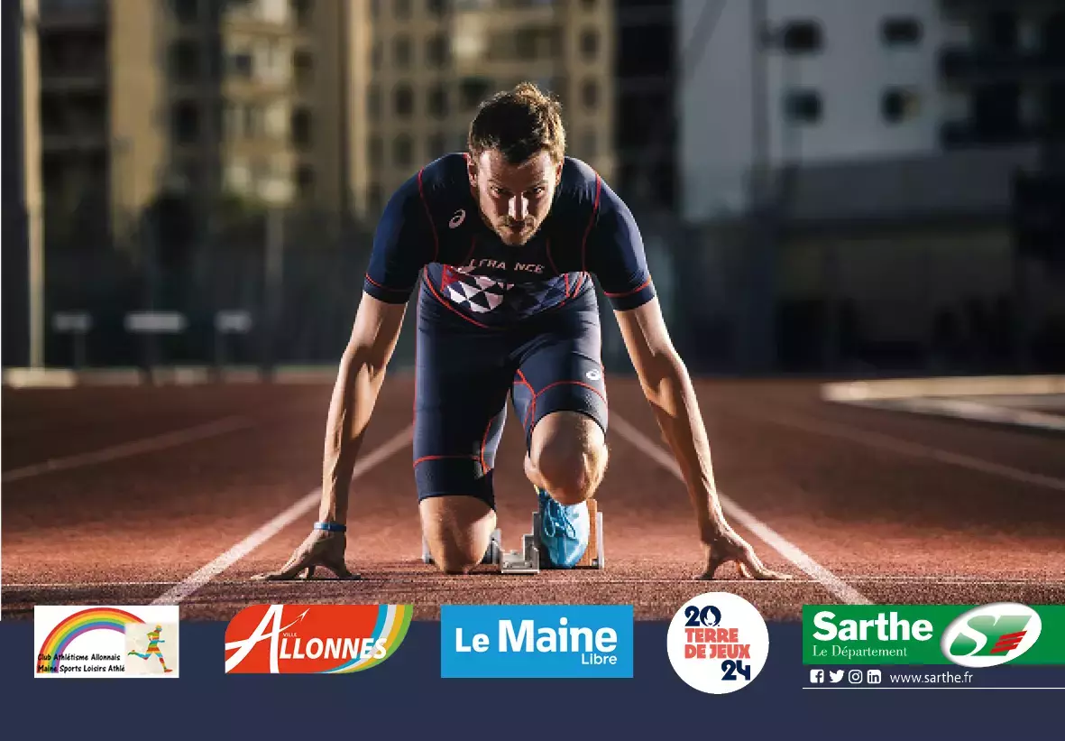 Le double médaillé olympique Christophe Lemaitre en conférence à l'Abbaye Royale de l'Epau 