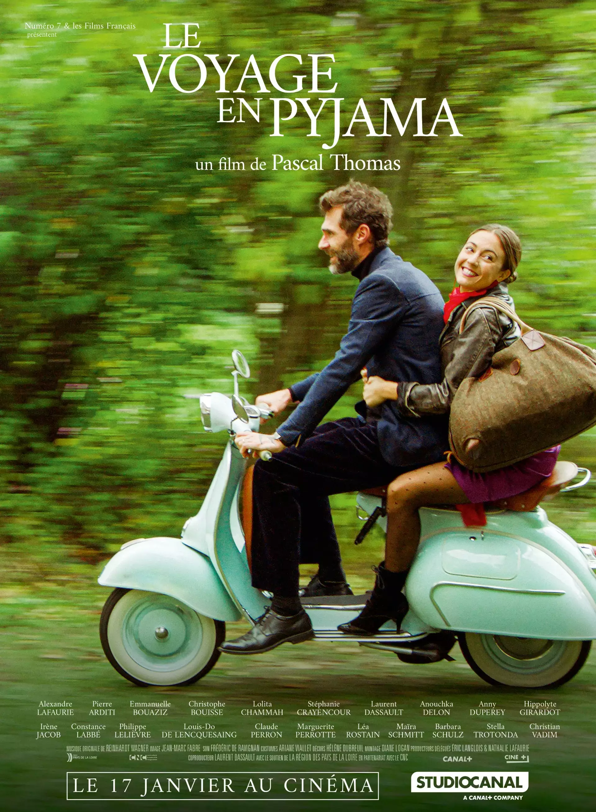 Film de Pascal Thomas "Le voyage en pyjama" 