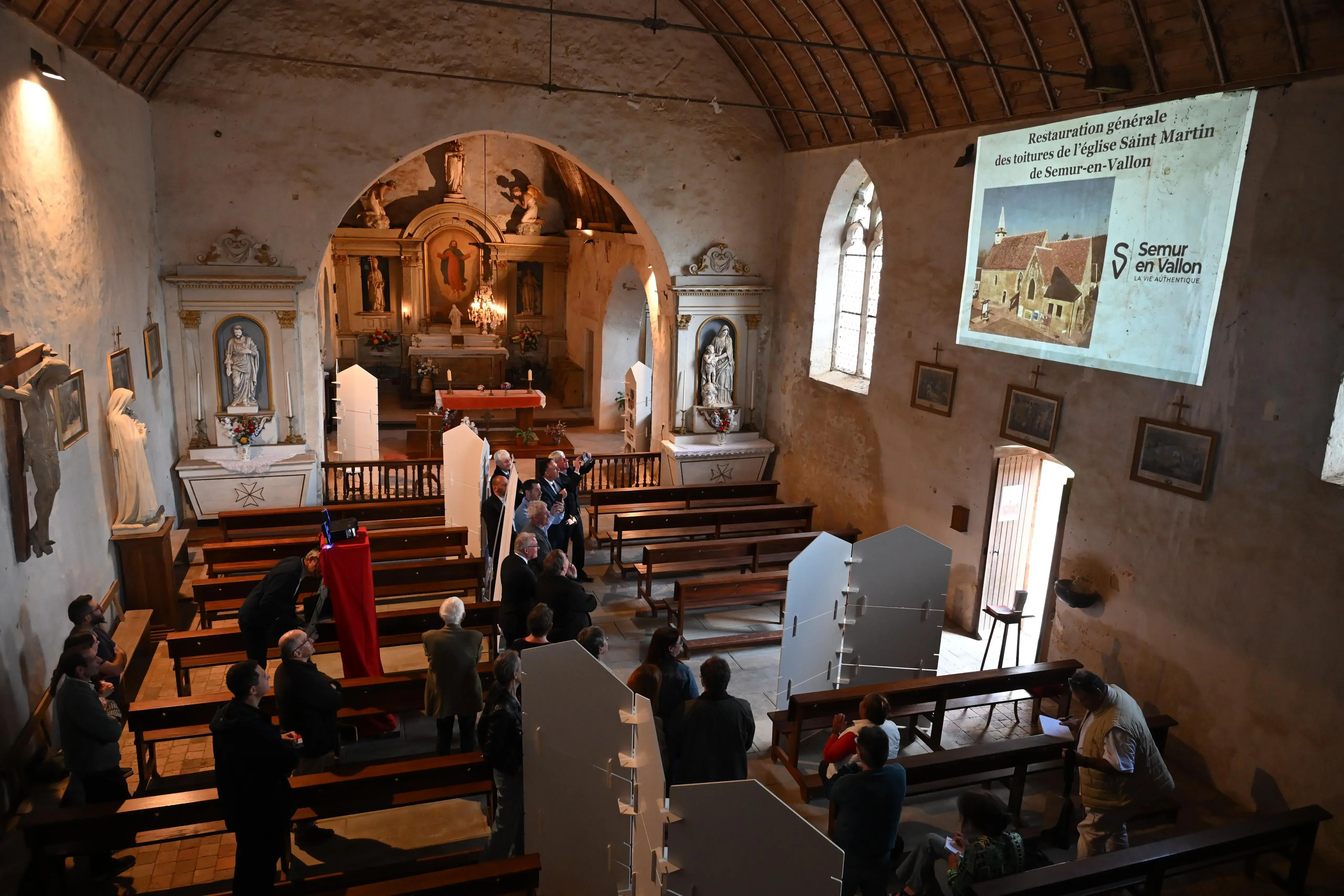 L’église Saint-Martin de Semur-en-Vallon restaurée